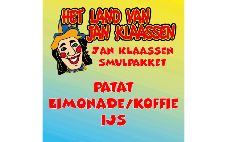 Jan Klaassen smulpakket excl. entree